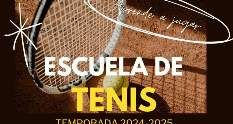 ESCUELA DE TENIS TEMPORADA 2024-2025