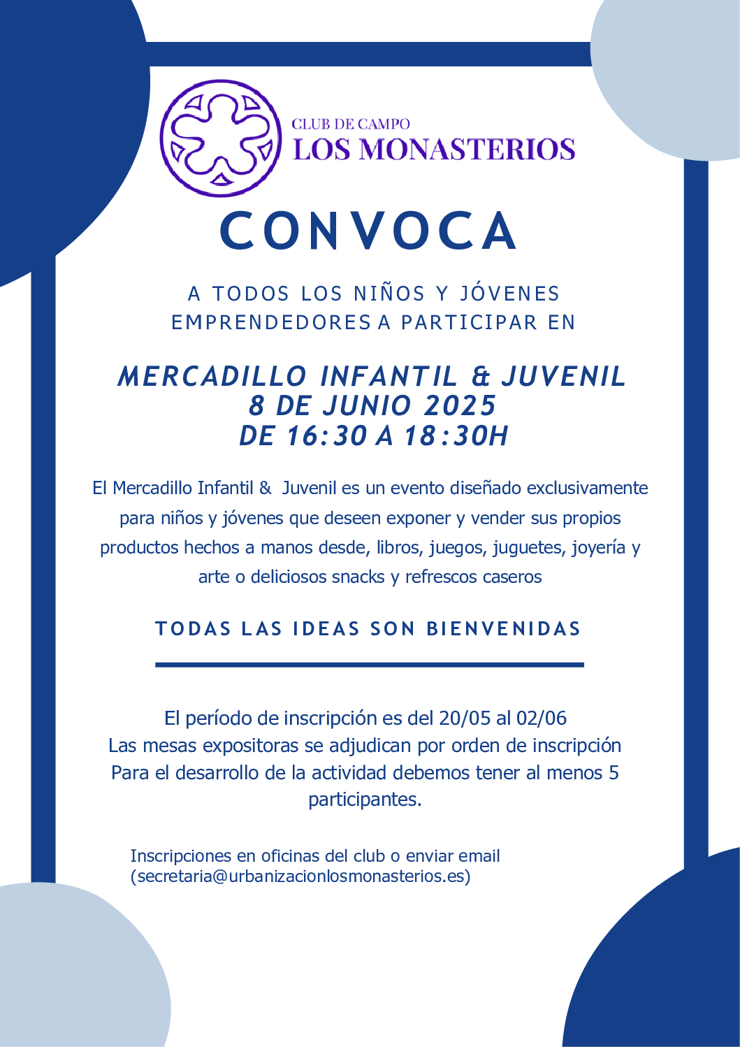 Mercadillo Infantil-Juvenil