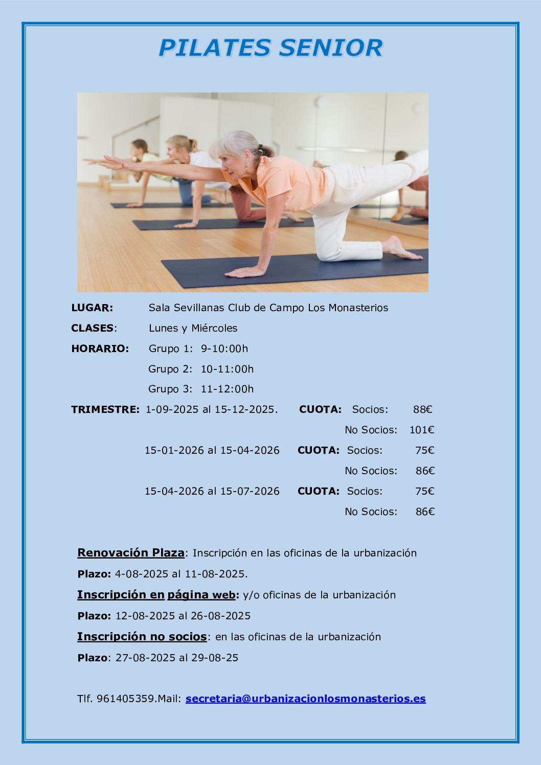 PILATES SENIOR