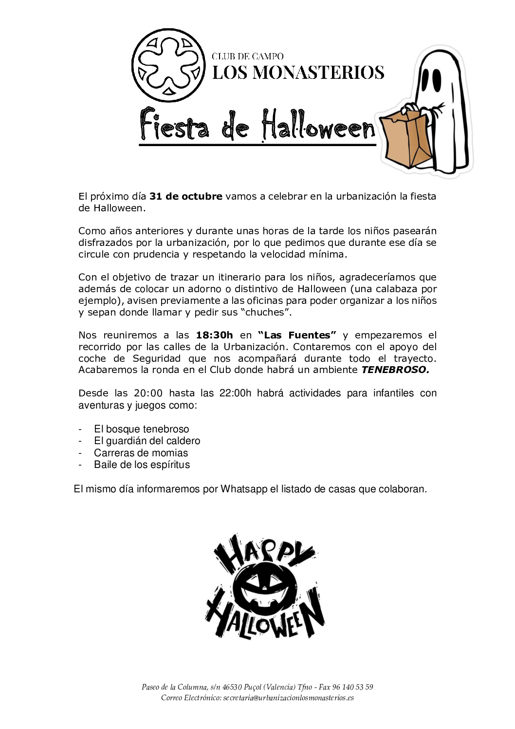 Fiesta de Halloween