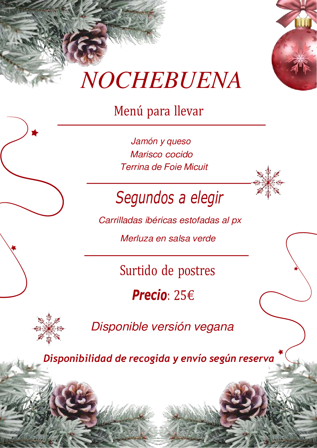 Menús Navideños