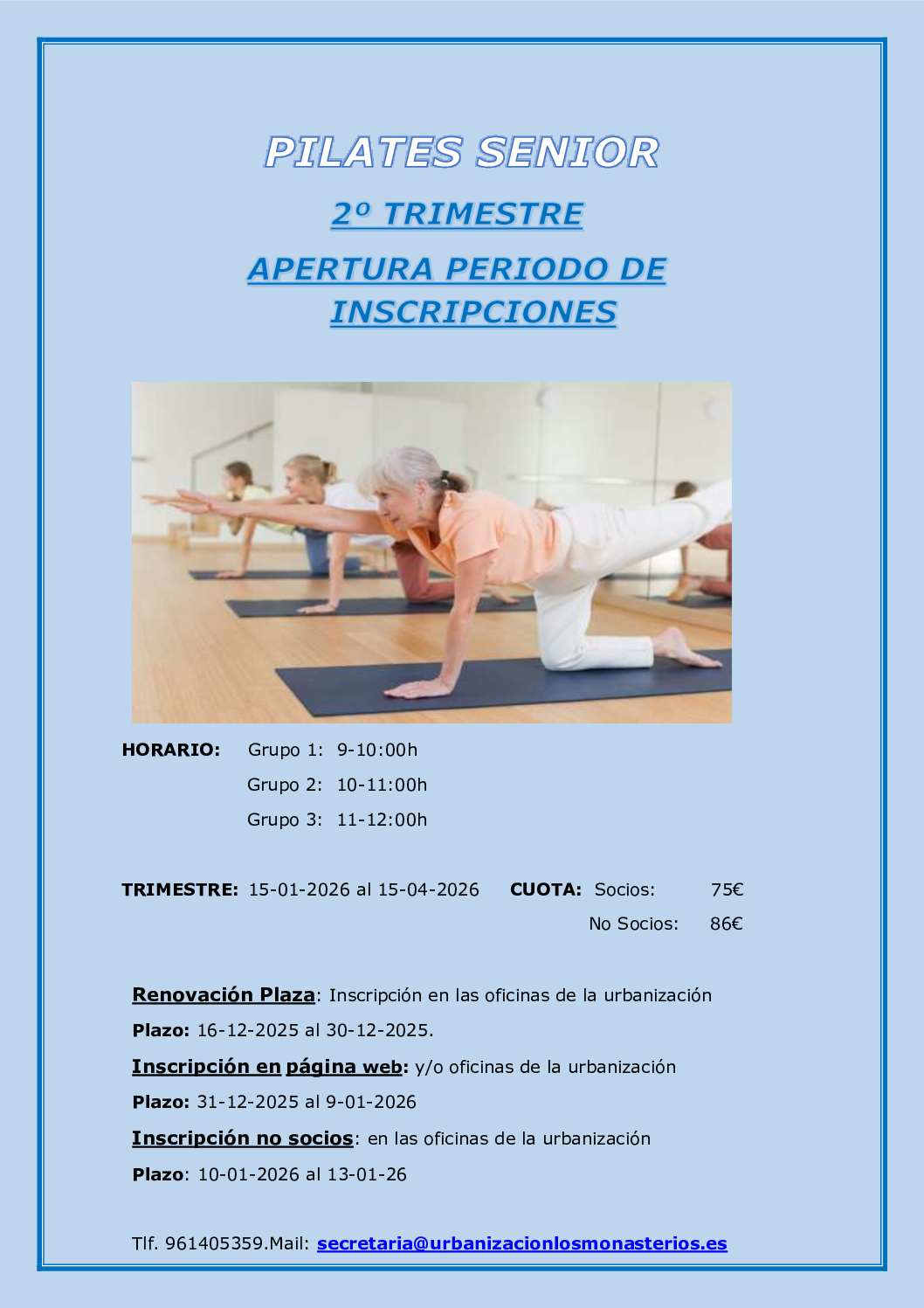 PILATES SENIOR