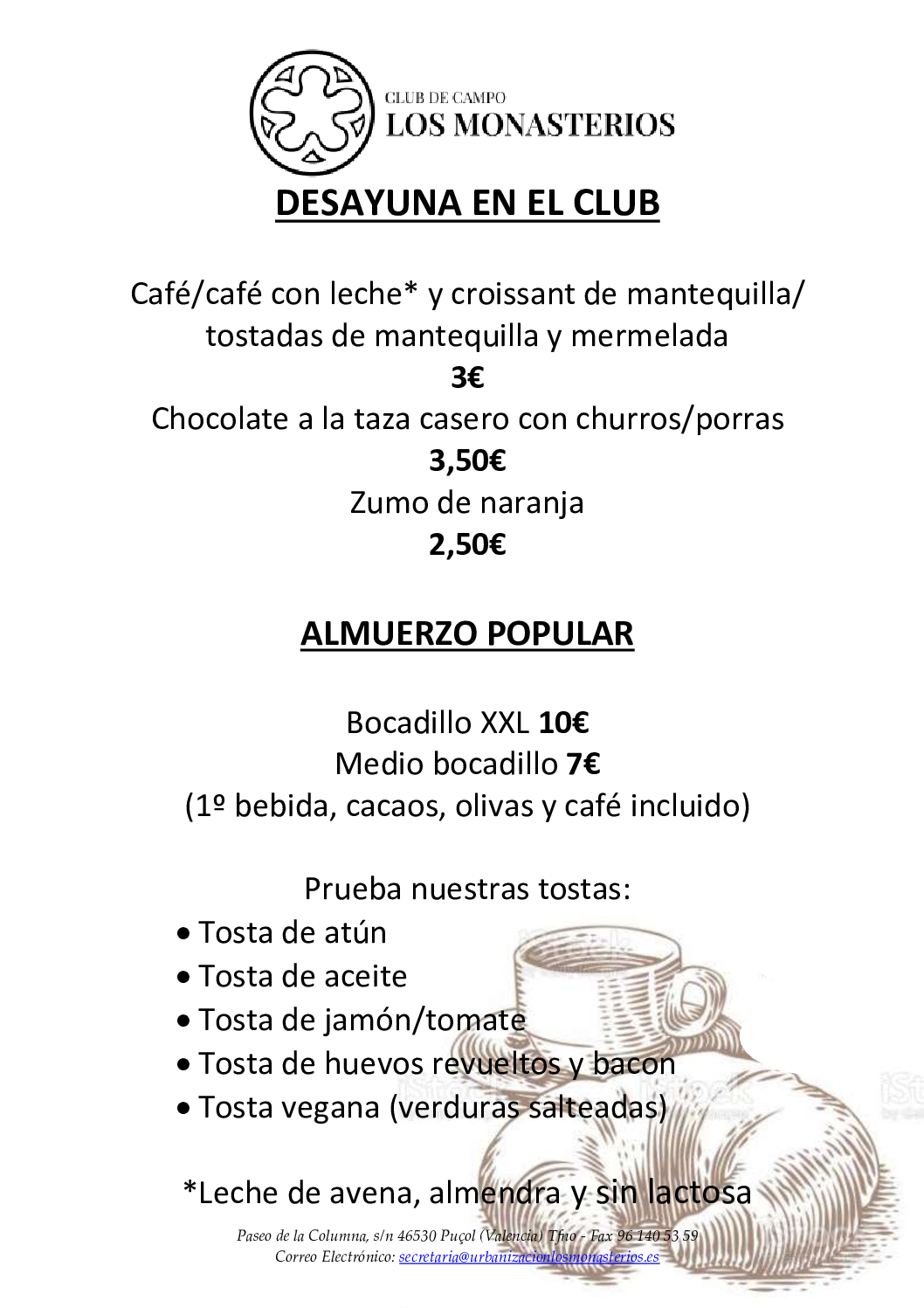 DESAYUNOS CLUB