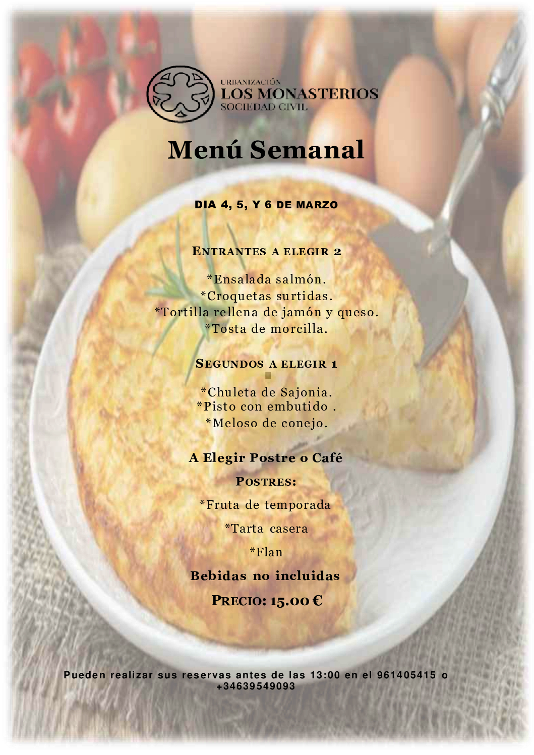 Menú Semanal