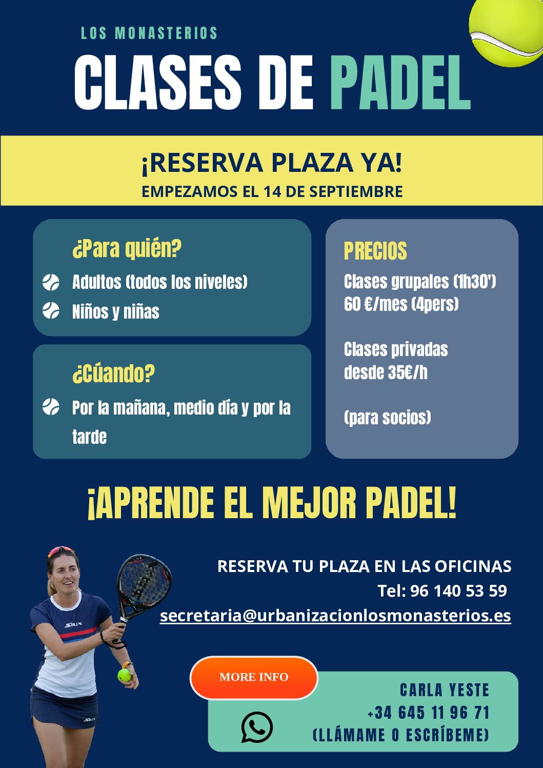 ESCUELA DE PADEL 2026-2027