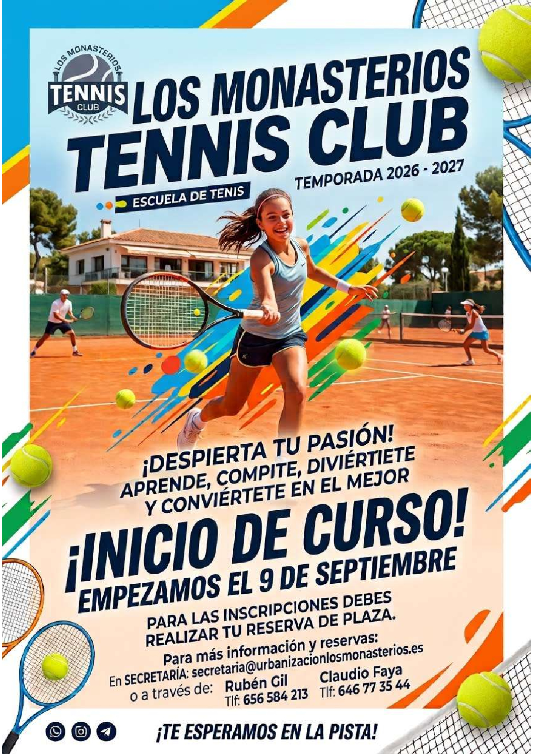 ESCUELA DE TENIS 2026-2027